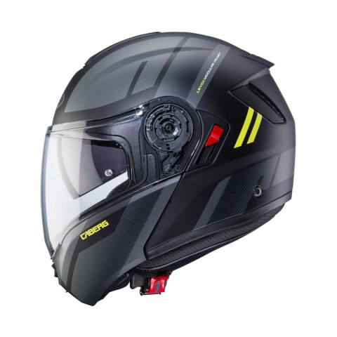 CABERG PROMOCJA KASK SZCZĘKOWY FLIP-UP MODEL LEVO X MANTA KOLOR CZARNY MAT/SZARY/ŻÓŁTY FLUO ROZMIAR M (PINLOCK W ZESTAWIE) CABERG PROMOCJA KASK SZCZĘKOWY FLIP-UP MODEL LEVO X MANTA KOLOR CZARNY MAT/SZARY/ŻÓŁTY FLUO ROZMIAR M (PINLOCK W ZESTAWIE)