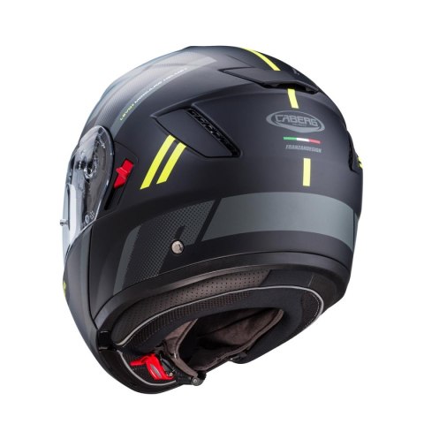 CABERG PROMOCJA KASK SZCZĘKOWY FLIP-UP MODEL LEVO X MANTA KOLOR CZARNY MAT/SZARY/ŻÓŁTY FLUO ROZMIAR M (PINLOCK W ZESTAWIE) CABERG PROMOCJA KASK SZCZĘKOWY FLIP-UP MODEL LEVO X MANTA KOLOR CZARNY MAT/SZARY/ŻÓŁTY FLUO ROZMIAR M (PINLOCK W ZESTAWIE)