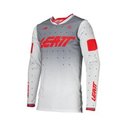 LEATT KOSZULKA MOTO 4.5 LITE JERSEY FORGE KOLOR SZARY/CZERWONY ROZMIAR M