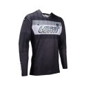 LEATT KOSZULKA MOTO 5.5 ULTRAWELD JERSEY GRAPHITE KOLOR GRAFITOWY/BIAŁY ROZMIAR M
