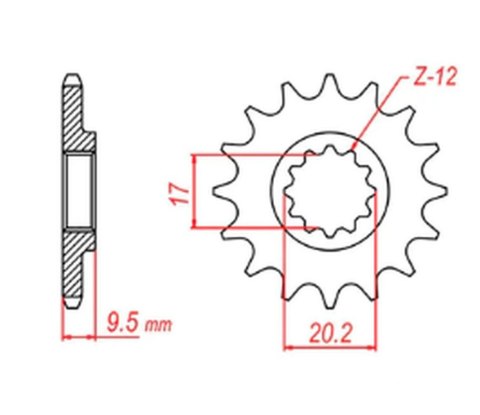 MTX PARTS ZĘBATKA PRZEDNIA 7005 13 KTM SX 65 '98-'18 (JTF1906.13) (ŁAŃC. 420) MTX PARTS ZĘBATKA PRZEDNIA 7005 13 KTM SX 65 '98-'18 (JTF1906.13) (ŁAŃC. 420)