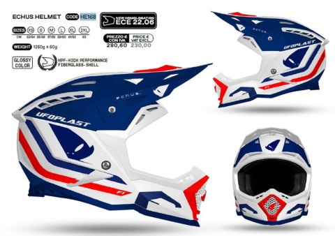 UFO KASK ECHUS CROSS KOLOR NIEBIESKI/BIAŁY/POMARAŃCZOWY ROZMIAR XL ( ECE 22R06 ) - KOLEKCJA 2024 UFO KASK ECHUS CROSS KOLOR NIEBIESKI/BIAŁY/POMARAŃCZOWY ROZMIAR XL ( ECE 22R06 ) - KOLEKCJA 2024
