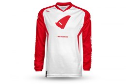 UFO KOSZULKA BAMBERG JERSEY CROSS KOLOR BIAŁY/CZERWONY ROZMIAR L - KOLEKCJA 2024