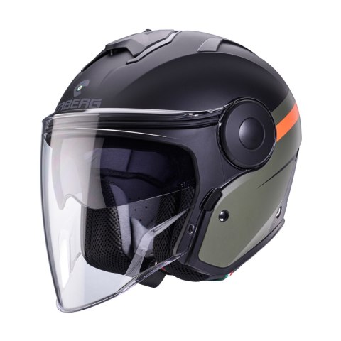 CABERG KASK OTWARTY JET Z BLENDĄ MODEL SOHO ZEPHYR KOLOR CZARNY/ZIELONY/POMARAŃCZOWY MAT ROZMIAR L CABERG KASK OTWARTY JET Z BLENDĄ MODEL SOHO ZEPHYR KOLOR CZARNY/ZIELONY/POMARAŃCZOWY MAT ROZMIAR L