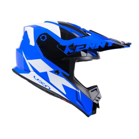 KENNY RACING KASK CROSS/ENDURO MODEL TRACK BLUE KOLOR NIEBIESKI/BIAŁY/CZARNY ROZMIAR L ( 59 - 60 CM ) KENNY RACING KASK CROSS/ENDURO MODEL TRACK BLUE KOLOR NIEBIESKI/BIAŁY/CZARNY ROZMIAR L ( 59 - 60 CM )