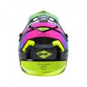 KENNY RACING KASK CROSS/ENDURO MODEL TRACK GRAPHIC NEON KOLOR CZARNY/ZIELONY/RÓŻOWY ROZMIAR XXL ( 63 - 64 CM )