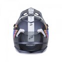 KENNY RACING KASK CROSS/ENDURO MODEL TRACK GRAPHIC ZOOM BLACK KOLOR CZARNY/SZARY/BIAŁY/KAMELEON ROZMIAR XL ( 61 - 62 CM )