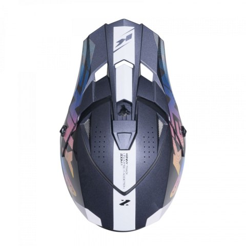 KENNY RACING KASK CROSS/ENDURO MODEL TRACK GRAPHIC ZOOM BLACK KOLOR CZARNY/SZARY/BIAŁY/KAMELEON ROZMIAR XS ( 53 - 54 CM ) KENNY RACING KASK CROSS/ENDURO MODEL TRACK GRAPHIC ZOOM BLACK KOLOR CZARNY/SZARY/BIAŁY/KAMELEON ROZMIAR XS ( 53 - 54 CM )