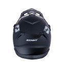 KENNY RACING KASK CROSS/ENDURO MODEL TRACK SOLID MATT BLACK HOLOGRAPHIC KOLOR CZARNY/SZARY ROZMIAR XS ( 53 - 54 CM )