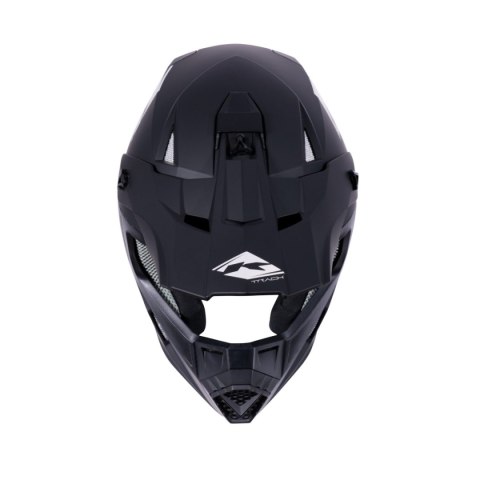 KENNY RACING KASK CROSS/ENDURO MODEL TRACK SOLID MATT BLACK HOLOGRAPHIC KOLOR CZARNY/SZARY ROZMIAR XS ( 53 - 54 CM ) KENNY RACING KASK CROSS/ENDURO MODEL TRACK SOLID MATT BLACK HOLOGRAPHIC KOLOR CZARNY/SZARY ROZMIAR XS ( 53 - 54 CM )