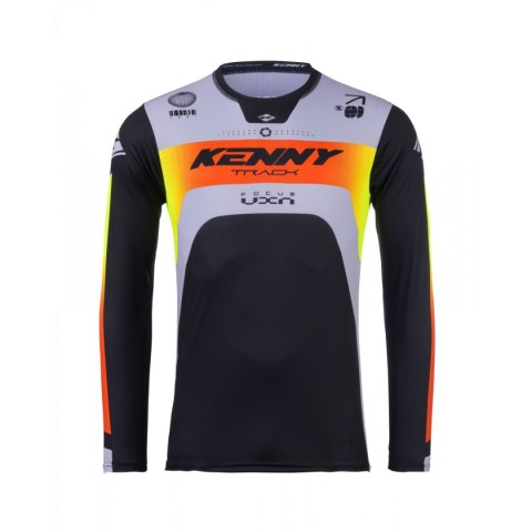 KENNY RACING KOSZULKA CROSS/ENDURO MODEL TRACK FOCUS GREY KOLOR CZARNY/SZARY/ŻÓŁTY/CZERWONY ROZMIAR XXXL KENNY RACING KOSZULKA CROSS/ENDURO MODEL TRACK FOCUS GREY KOLOR CZARNY/SZARY/ŻÓŁTY/CZERWONY ROZMIAR XXXL
