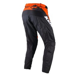 KENNY RACING SPODNIE CROSS/ENDURO MODEL FORCE ORANGE KOLOR CZARNY/POMARAŃCZOWY/BIAŁY ROZMIAR 28
