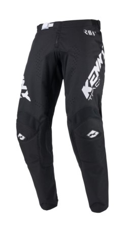 KENNY RACING SPODNIE CROSS/ENDURO MODEL TRACK RAW BLACK KOLOR CZARNY/BIAŁY ROZMIAR 40