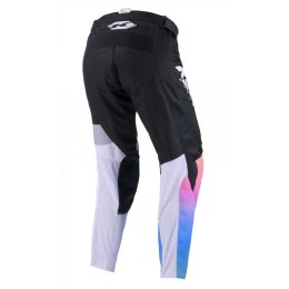 KENNY RACING SPODNIE CROSS/ENDURO MODEL TRACK ZOOM BLACK KOLOR CZARNY/BIAŁY/NIEBIESKI ROZMIAR 30