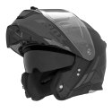 NOX KASK SZCZĘKOWY (FLIP-UP) Z BLENDĄ N967 SYNCHRO KOLOR CZARNY/TYTANOWY MAT ROZMIAR M