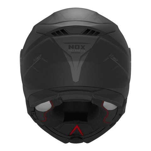 NOX KASK SZCZĘKOWY (FLIP-UP) Z BLENDĄ N967 SYNCHRO KOLOR CZARNY/TYTANOWY MAT ROZMIAR M NOX KASK SZCZĘKOWY (FLIP-UP) Z BLENDĄ N967 SYNCHRO KOLOR CZARNY/TYTANOWY MAT ROZMIAR M