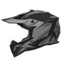 NOX PROMOCJA KASK CROSS / OFFROAD N633 FUSION KOLOR CZARNY MAT/TYTANOWY ROZMIAR XL (ZAPIĘCIE MIKROMETRYCZNE)