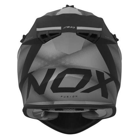 NOX PROMOCJA KASK CROSS / OFFROAD N633 FUSION KOLOR CZARNY MAT/TYTANOWY ROZMIAR XL (ZAPIĘCIE MIKROMETRYCZNE) NOX PROMOCJA KASK CROSS / OFFROAD N633 FUSION KOLOR CZARNY MAT/TYTANOWY ROZMIAR XL (ZAPIĘCIE MIKROMETRYCZNE)