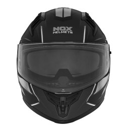 NOX PROMOCJA KASK INTEGRALNY (FULL FACE) Z BLENDĄ N401 XENO KOLOR CZARNY/TYTANOWY MAT ROZMIAR XL