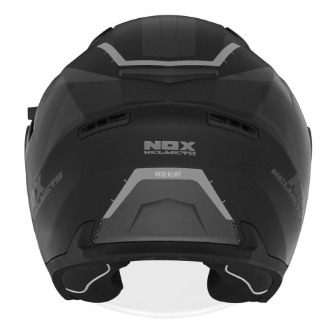 NOX PROMOCJA KASK OTWARTY JET Z BLENDĄ N130 KLINT KOLOR CZARNY/SZARY/TYTANOWY MAT ROZMIAR M NOX PROMOCJA KASK OTWARTY JET Z BLENDĄ N130 KLINT KOLOR CZARNY/SZARY/TYTANOWY MAT ROZMIAR M