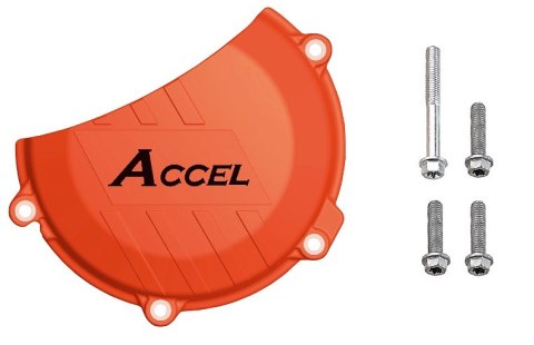 ACCEL OSŁONA POKRYWY SPRZĘGŁA (PLASTKIOWA) KTM SXF450 '16-, KOLOR POMARAŃCZOWY - PROMOCJA