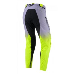 KENNY RACING SPODNIE CROSS/ENDURO MODEL PERFORMANCE GRADIENT GREY/NEON YELLOW KOLOR SZARY/ŻÓŁTY FLUO/CZARNY ROZMIAR 34