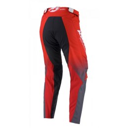 KENNY RACING SPODNIE CROSS/ENDURO MODEL PERFORMANCE GRADIENT RED KOLOR SZARY/CZERWONY/BIAŁY ROZMIAR 34