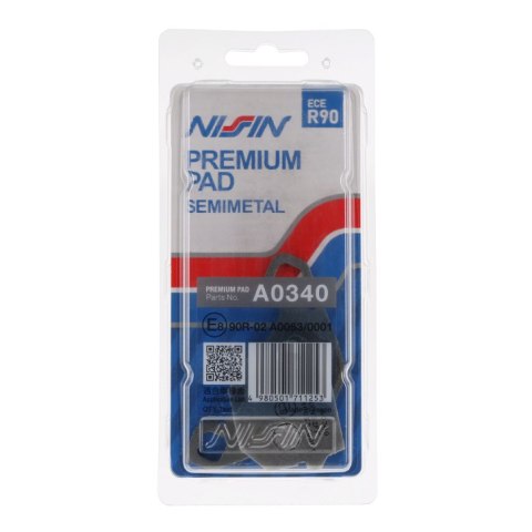 NISSIN 2024/10 KLOCKI HAMULCOWE KH83 PREMIUM SEMI-METALLIC (SPIEK METALICZNY) (ECE R90) (MADE IN JAPAN) (2P-237NS) NISSIN 2024/10 KLOCKI HAMULCOWE KH83 PREMIUM SEMI-METALLIC (SPIEK METALICZNY) (ECE R90) (MADE IN JAPAN) (2P-237NS)