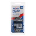NISSIN 2024/10 KLOCKI HAMULCOWE KH92 / KH323 PREMIUM SEMI-METALLIC (SPIEK METALICZNY) (ECE R90) (MADE IN JAPAN) (2P-223NS)