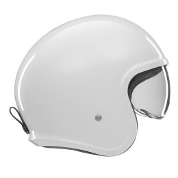 NOX PREMIUM KASK OTWARTY JET NEXT SOLID KOLOR BIAŁY POŁYSK ROZMIAR XXL (CIEMNA BLENDA)