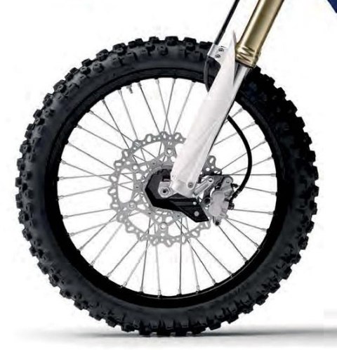 POLISPORT OSŁONA DOLNEJ CZĘŚCI AMORTYZATORA PRZÓD (Z ZESTAWEM MONTAŻOWYM) HUSQVARNA TC/FC/TE/FE/TX/FX '15-'25; KTM SX/SX-F/EXC/E