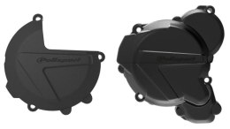 POLISPORT ZESTAW OSŁONA POKRYWY (DEKLA) ALTERNATORA ORAZ OSŁONA POKRYWY SPRZĘGŁA I OSŁONY POMPY WODY KTM EXC/XCW TPI 250/300, HU