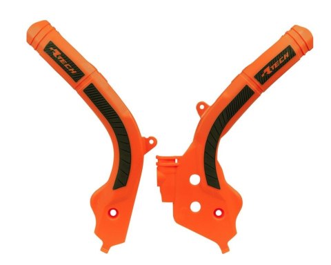 RACETECH (RTECH) OSŁONY RAMY (KOMPLET) BI-MATERIAL SUPER GRIP KTM SX 125/150 '16-18, SX 250 '17-18, EXC/EXCF 250/350/450 '17-19, RACETECH (RTECH) OSŁONY RAMY (KOMPLET) BI-MATERIAL SUPER GRIP KTM SX 125/150 '16-18, SX 250 '17-18, EXC/EXCF 250/350/450 '17-19,