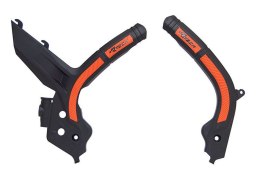 RACETECH (RTECH) OSŁONY RAMY (KOMPLET) BI-MATERIAL SUPER GRIP KTM SX 125/150/250 '19-21, SXF 250/350/450 '19-21, SXF 450 '18-21,