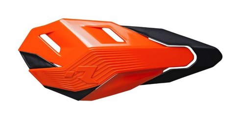 RACETECH (RTECH) PLASTIKI ZAMIENNE DO OSŁON RĄK (HANDBARÓW) HP3 KOLOR POMARAŃCZOWY CZARNY