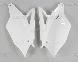 UFO BOCZKI TYLNE KAWASAKI KXF 450 '16-'17, KOLOR BIAŁY