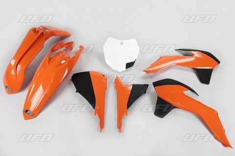 UFO KOMPLET PLASTIKÓW KTM SX/SXF '13-'15, SX 250 '16, KOLOR OEM '13-'14 (POMARAŃCZOWY/CZARNY/BIAŁY) (KT515E999) UFO KOMPLET PLASTIKÓW KTM SX/SXF '13-'15, SX 250 '16, KOLOR OEM '13-'14 (POMARAŃCZOWY/CZARNY/BIAŁY) (KT515E999)