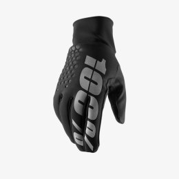 100 PROCENT RĘKAWICE ZIMOWE CROSS/ENDURO HYDROMATIC BRISKER BLACK (WODOODPORNE) KOLOR CZARNY ROZMIAR S STARY KOD 10010-001-10