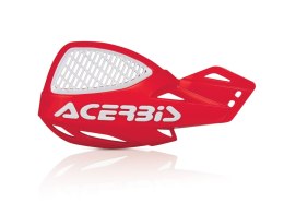 ACERBIS OSŁONY RĄK (HANDBARY / LISTKI) MX UNIKO VENTED KOLOR BIAŁY / CZERWONY
