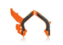 ACERBIS OSŁONY RAMY X-GRIP KTM EXC / EXC-F / XC-W / XCF-W '20-'23 KOLOR POMARAŃCZOWY / CZARNY