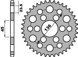 PBR ZĘBATKA TYLNA 4569 45 C45 YAMAHA 250 TRICKER 06-08, XG 250 TRICKER (ŁAŃC. 428) (JTR-BRAK)