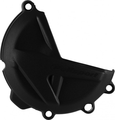POLISPORT OSŁONA POKRYWY (DEKLA) SPRZĘGŁA GAS GAS ECF/MCF 250/350 '21-'23 KOLOR CZARNY