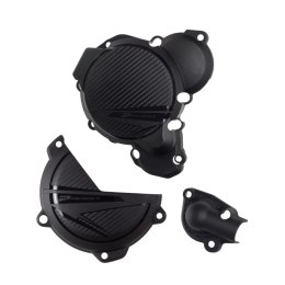 POLISPORT ZESTAW OSŁONA POKRYWY (DEKLA) ALTERNATORA ORAZ OSŁONA POKRYWY SPRZĘGŁA I OSŁONY POMPY WODY KTM SX/XC 250/300 '23-'25; 