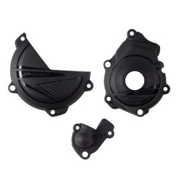 POLISPORT ZESTAW OSŁONA POKRYWY (DEKLA) ALTERNATORA ORAZ OSŁONA POKRYWY SPRZĘGŁA I OSŁONY POMPY WODY KTM SX-F 250/350 '23-'25; X