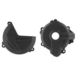 POLISPORT ZESTAW OSŁONA POKRYWY (DEKLA) ALTERNATORA ORAZ OSŁONA POKRYWY SPRZĘGŁA I OSŁONY POMPY WODY SHERCO SE 250/300 '14-'25 K
