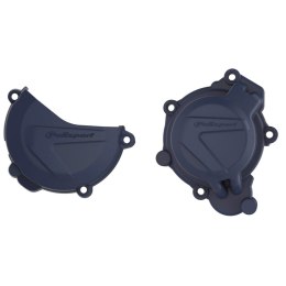 POLISPORT ZESTAW OSŁONA POKRYWY (DEKLA) ALTERNATORA ORAZ OSŁONA POKRYWY SPRZĘGŁA KTM SX/XC 125/150 '16-'18; HUSQVARNA TC 125 '16