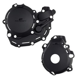 POLISPORT ZESTAW OSŁONA POKRYWY (DEKLA) ALTERNATORA ORAZ OSŁONA POKRYWY SPRZĘGŁA POMPY WODY KTM EXC-F 450/500 '24-'25; XCF-W 450