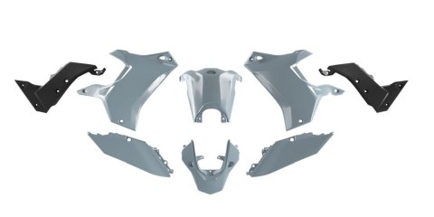 RACETECH (RTECH) KOMPLET PLASTIKÓW (BEZ PRZEDNIEGO BŁOTNIKA) T7 REVOLUTION YAMAHA TENERE 700 '19-'24 KOLOR SZARY/CZARNY RACETECH (RTECH) KOMPLET PLASTIKÓW (BEZ PRZEDNIEGO BŁOTNIKA) T7 REVOLUTION YAMAHA TENERE 700 '19-'24 KOLOR SZARY/CZARNY