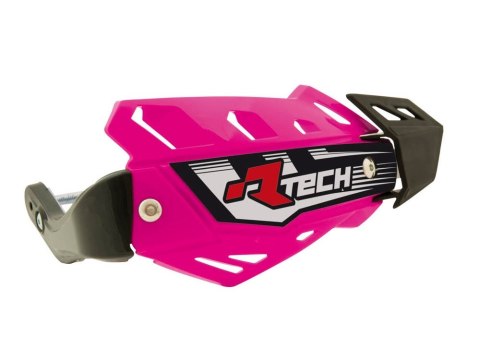 RACETECH (RTECH) OSŁONY RĄK (HANDBARY) FLX ATV/QUAD KOLOR RÓŻOWY NEON (Z 3 RODZAJAMI MOCOWAŃ DO KIEROWNICY) RACETECH (RTECH) OSŁONY RĄK (HANDBARY) FLX ATV/QUAD KOLOR RÓŻOWY NEON (Z 3 RODZAJAMI MOCOWAŃ DO KIEROWNICY)