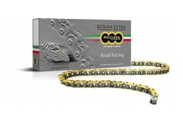 REGINA ŁAŃCUCH NAPĘDOWY 415 90GP4 (136 OGNIW) ROAD RACING KOLOR ZŁOTY (415/136) (90GP4/1000) (BEZ ORINGÓW)